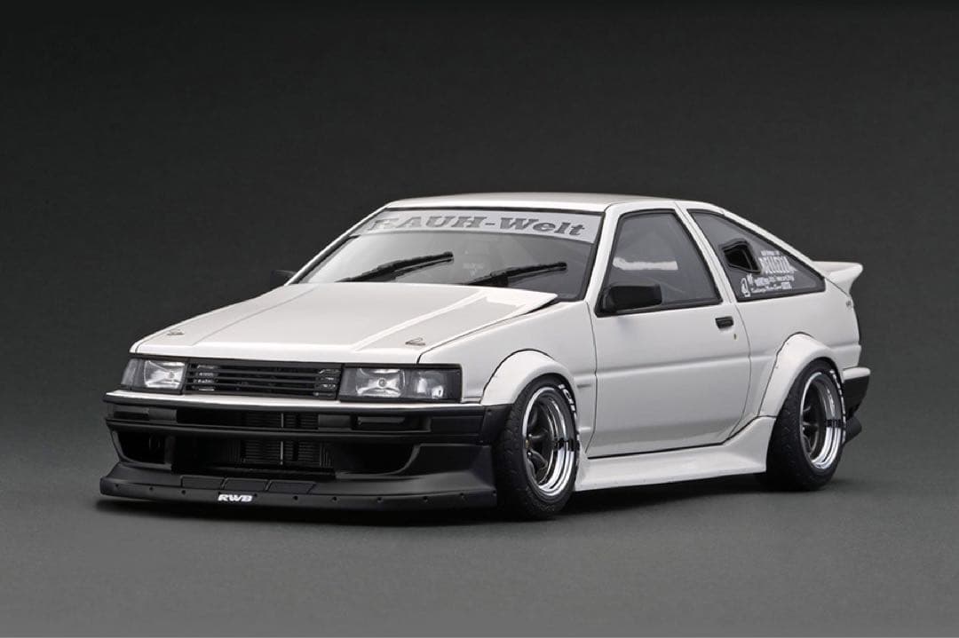 IG2968 イグニッションモデル RWB AE86 White / Black