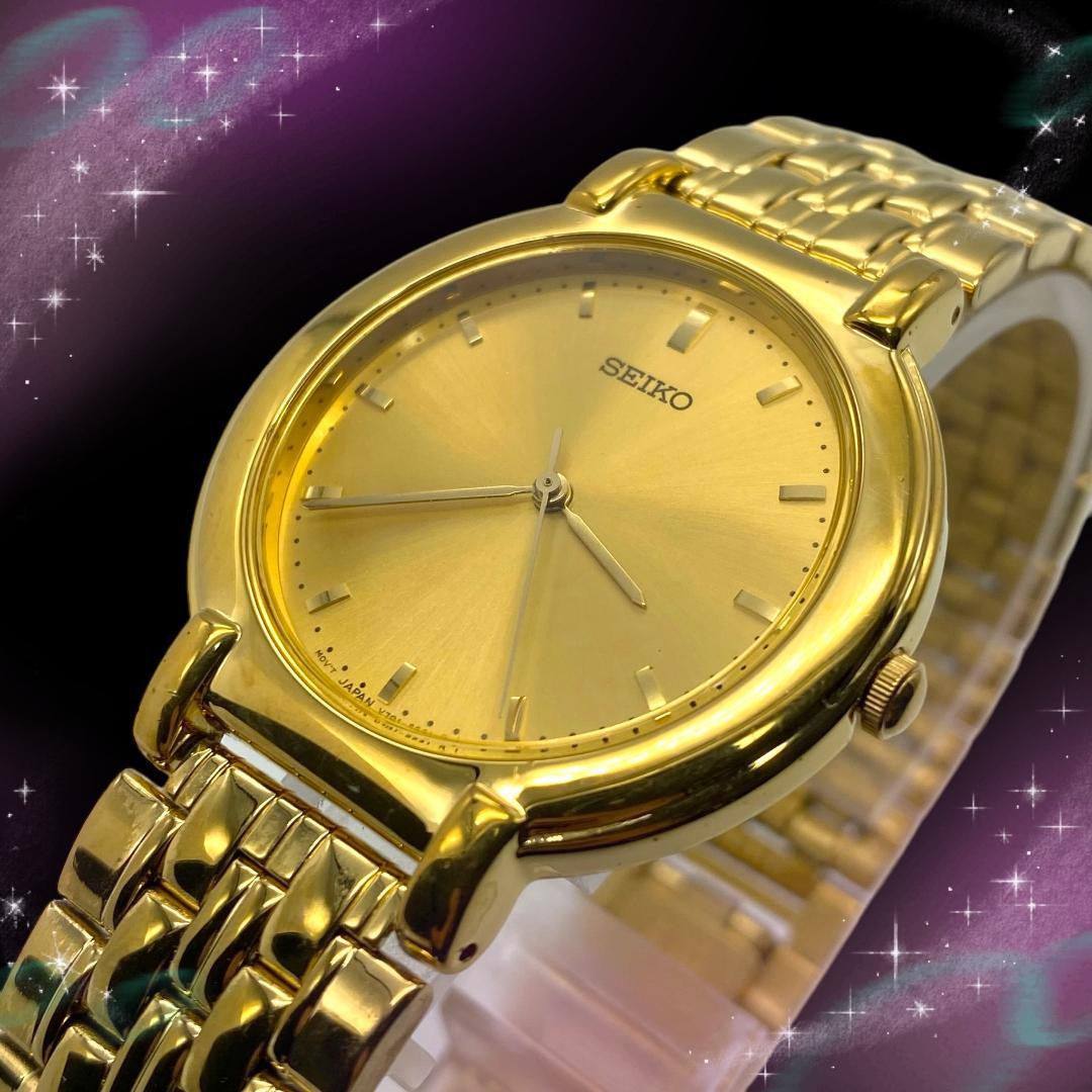 《美品 稼働品》 セイコー メンズ腕時計 1985年製 防水 クオーツ