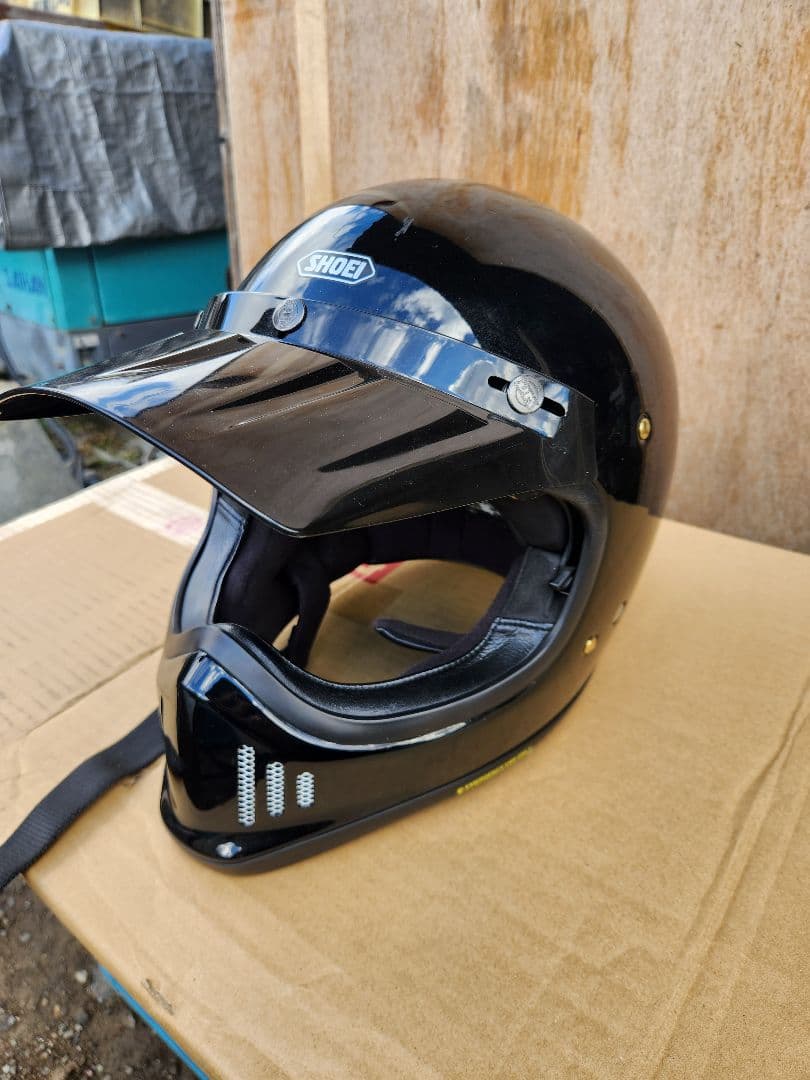 SHOEI 　ツヤありブラック　ex-zero バイザー付　Lサイズ