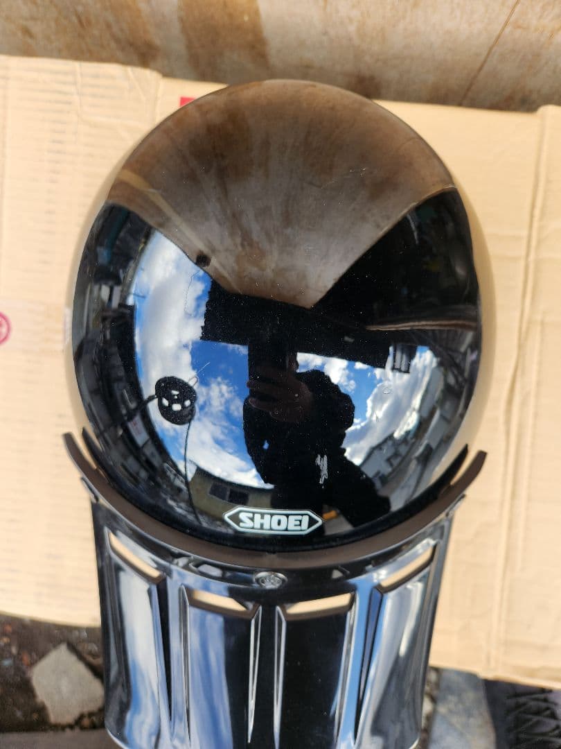 SHOEI 　ツヤありブラック　ex-zero バイザー付　Lサイズ