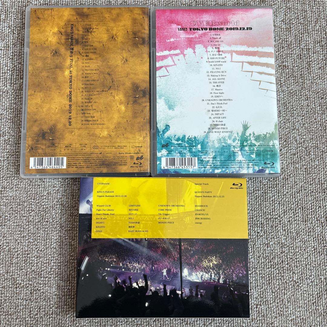 UVERworld ライブ Blu-ray/DVD セット　まとめ売り