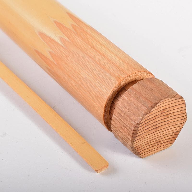 茶道具　表千家十三代即中斎　自作茶杓　書付共筒共箱　D　R7564