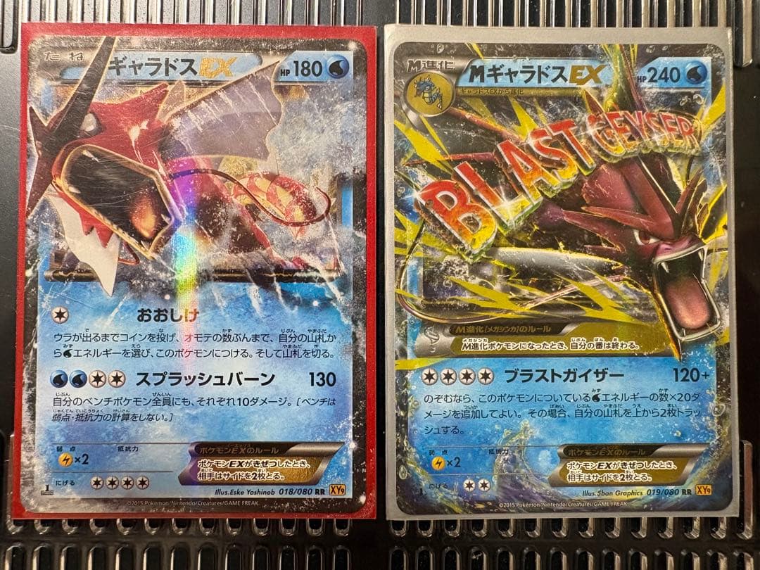 ギャラドスEX、MギャラドスEX RR XY9 破天の怒り