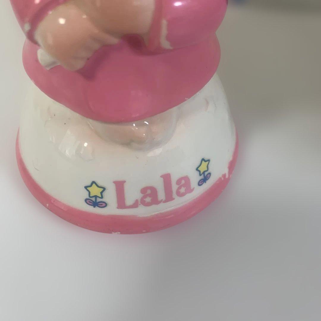 サンリオ　キキララのLalaの貯金箱　陶器　レア