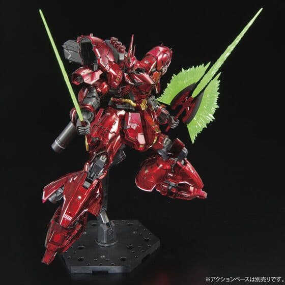 ガンダムベース限定νガンダムチタニウムフィニッシュ＆サザビーメカニカルコアメッキ