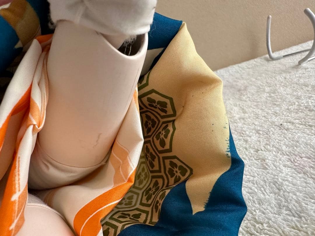 市松人形☆京人形細工司　伊東久重☆可愛い前掛け