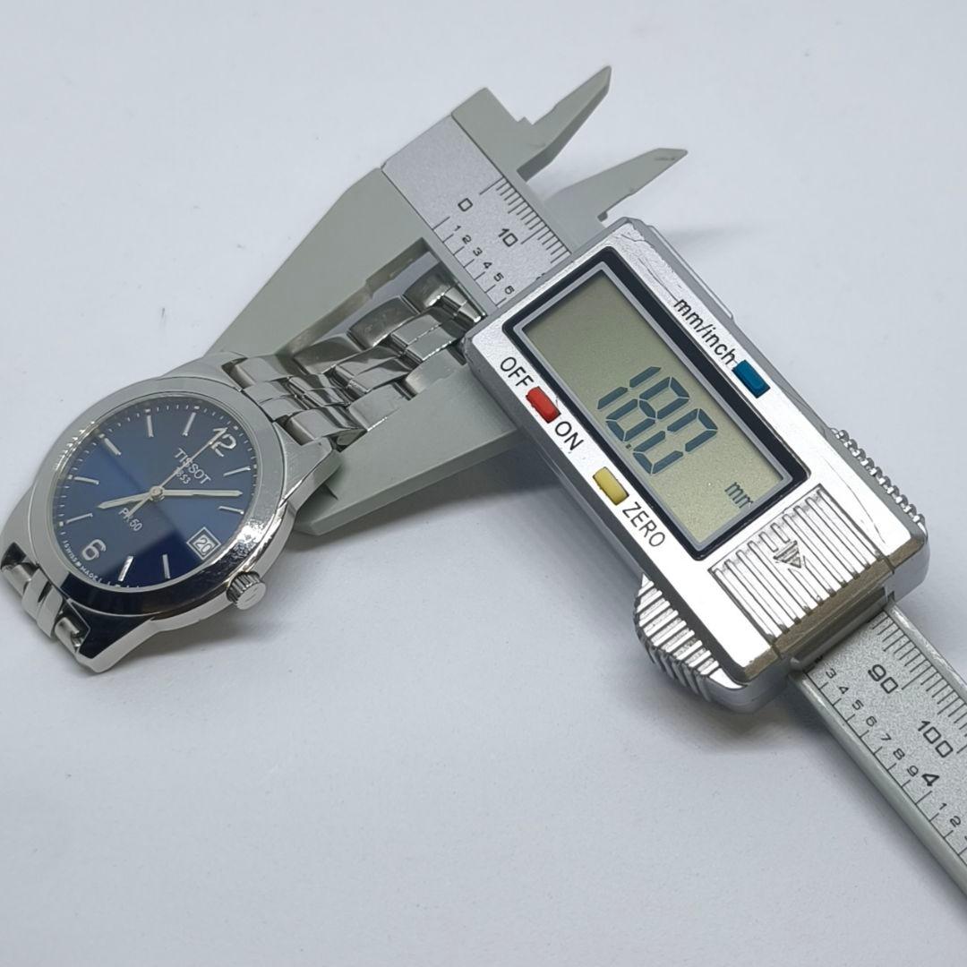 TISSOT PR50 J376/476 三針クォーツ腕時計 電池新品
