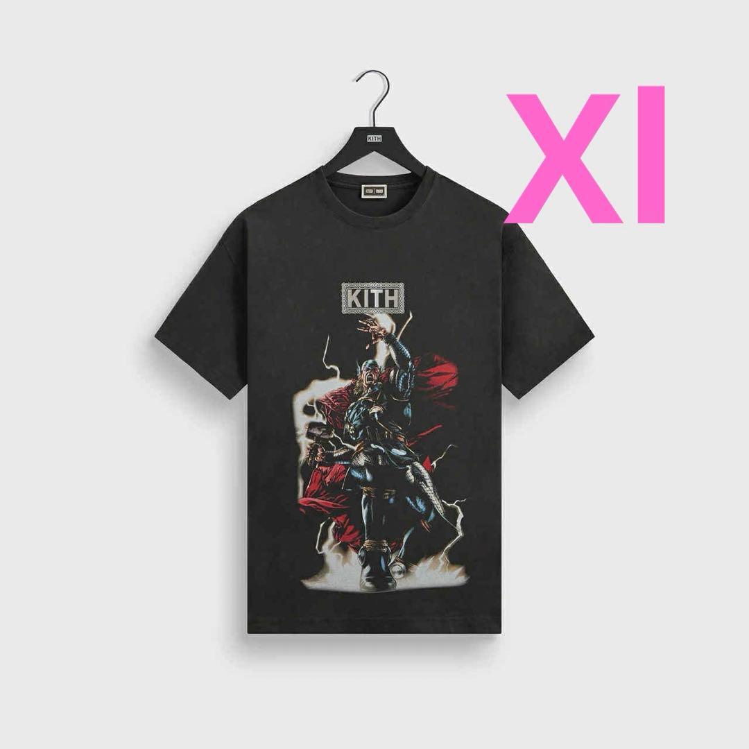 トップス Kith x Marvel Thor Vintage Tee Black XL