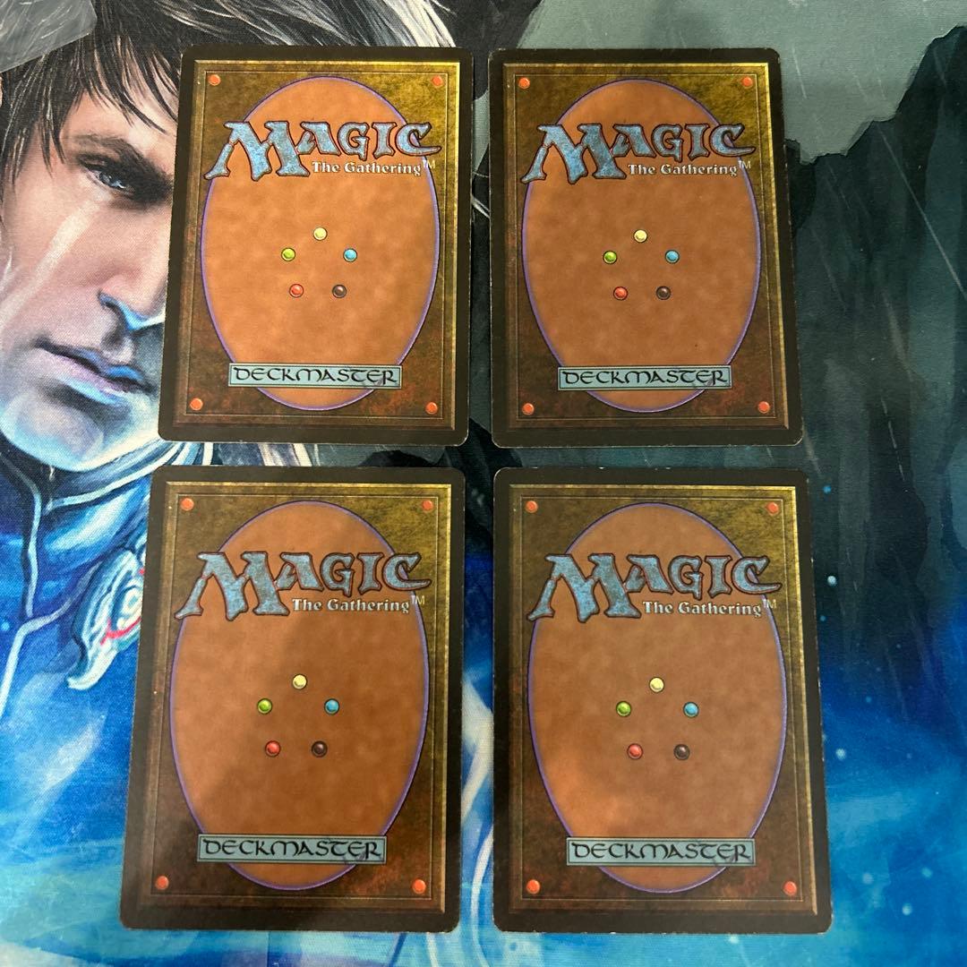 mtg 黒枠 森の知恵/Sylvan Library 4EDBB 日本語 4枚