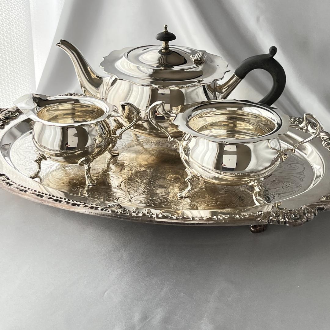 【 Mappin & Webb 】ティーサービス 3点　マッピンアンドウェッブ