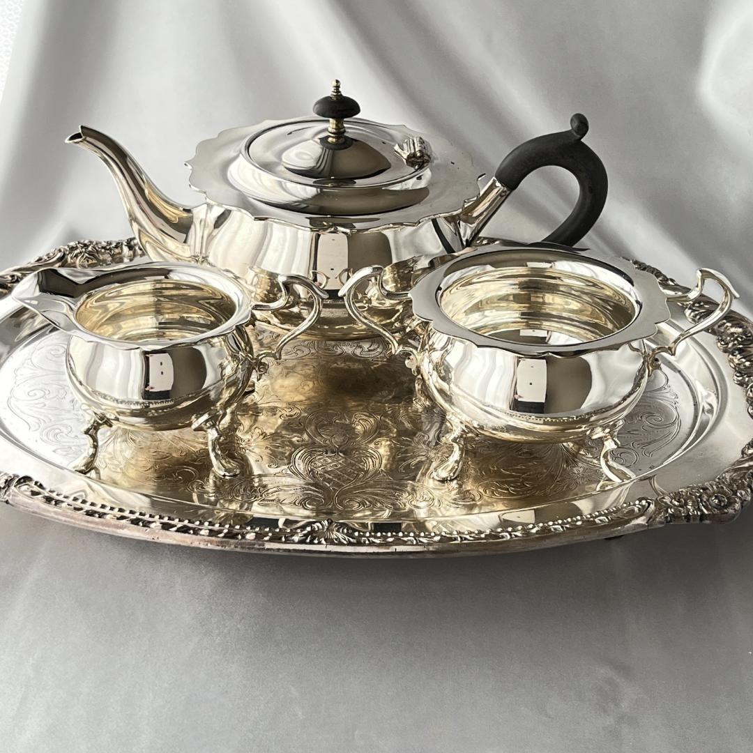 【 Mappin & Webb 】ティーサービス 3点　マッピンアンドウェッブ