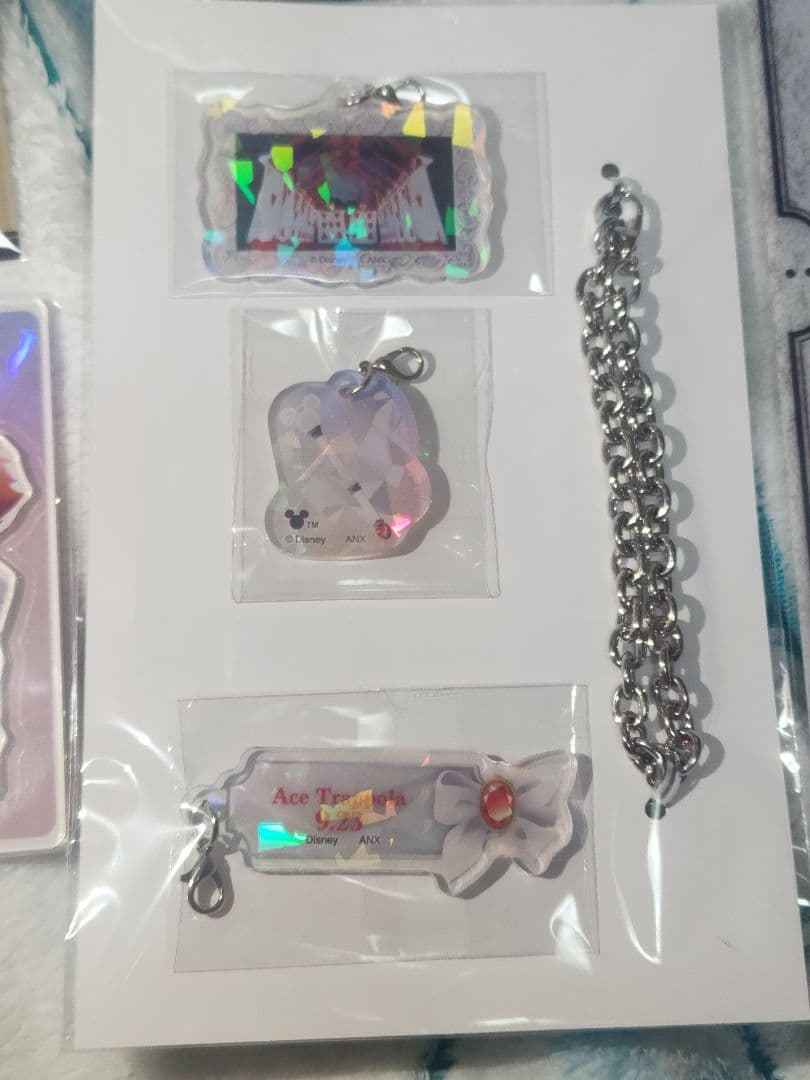 ★ツイステ　エース　プラチナ　バースデー　おめかし　ガーランド風クリアシート