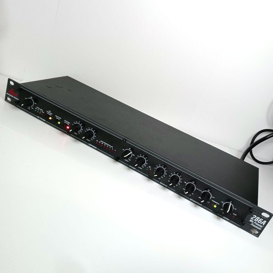 動作品 dbx 286A マイクプリアンプ コンプレッサー ディエッサー