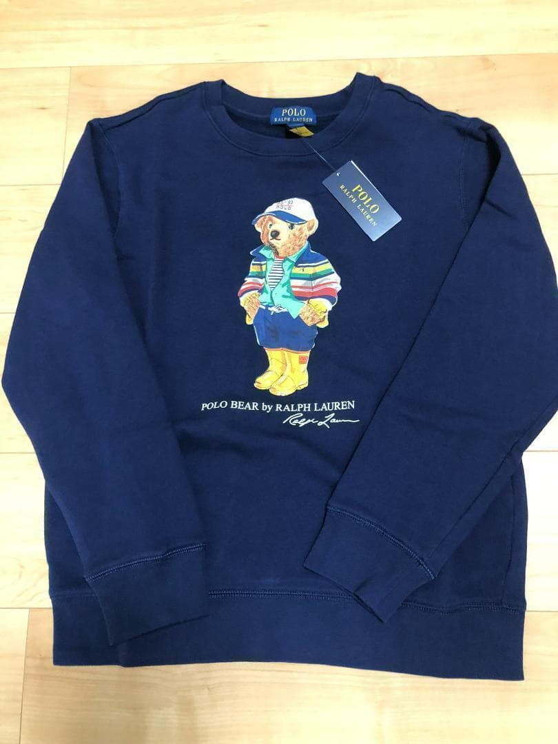 残り僅か2025新作新品ラルフローレン ポロベアトレーナーボーイズL160