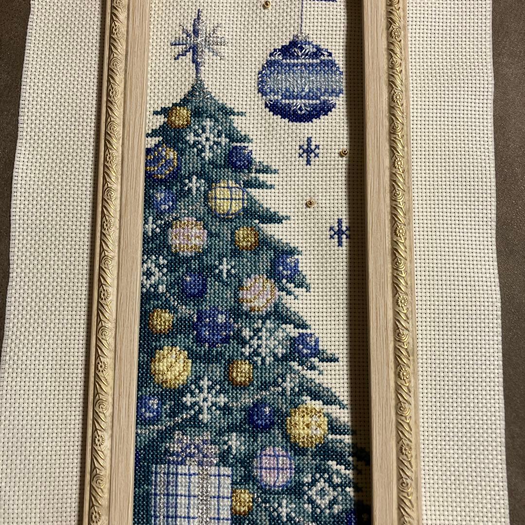 ホビーラホビーレクロスステッチ　青の煌めき 完成品