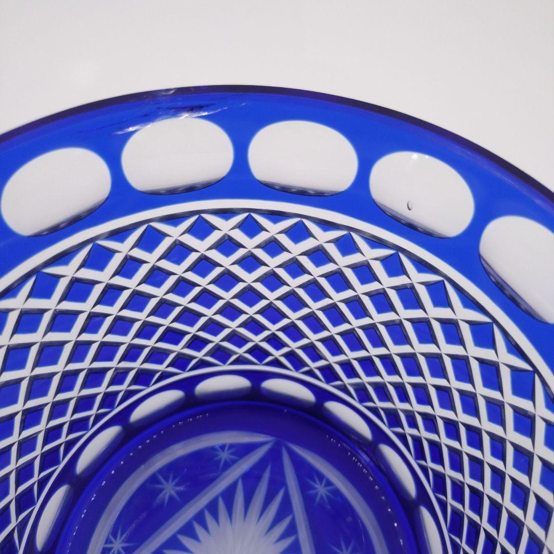 江戸切子　水指　茶道具　伝統工芸品　ガラス