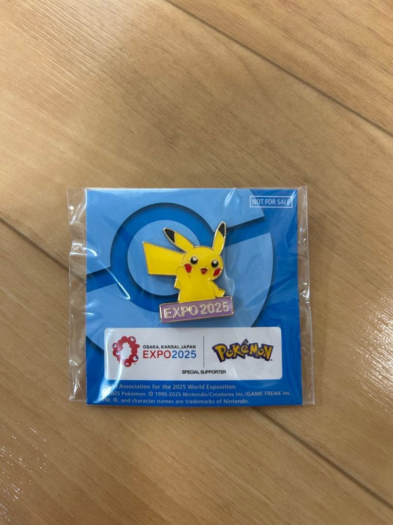 ピカチュウ EXPO 2025 ピンバッジ 大阪・関西万博　ピカチュウ　ポケモン