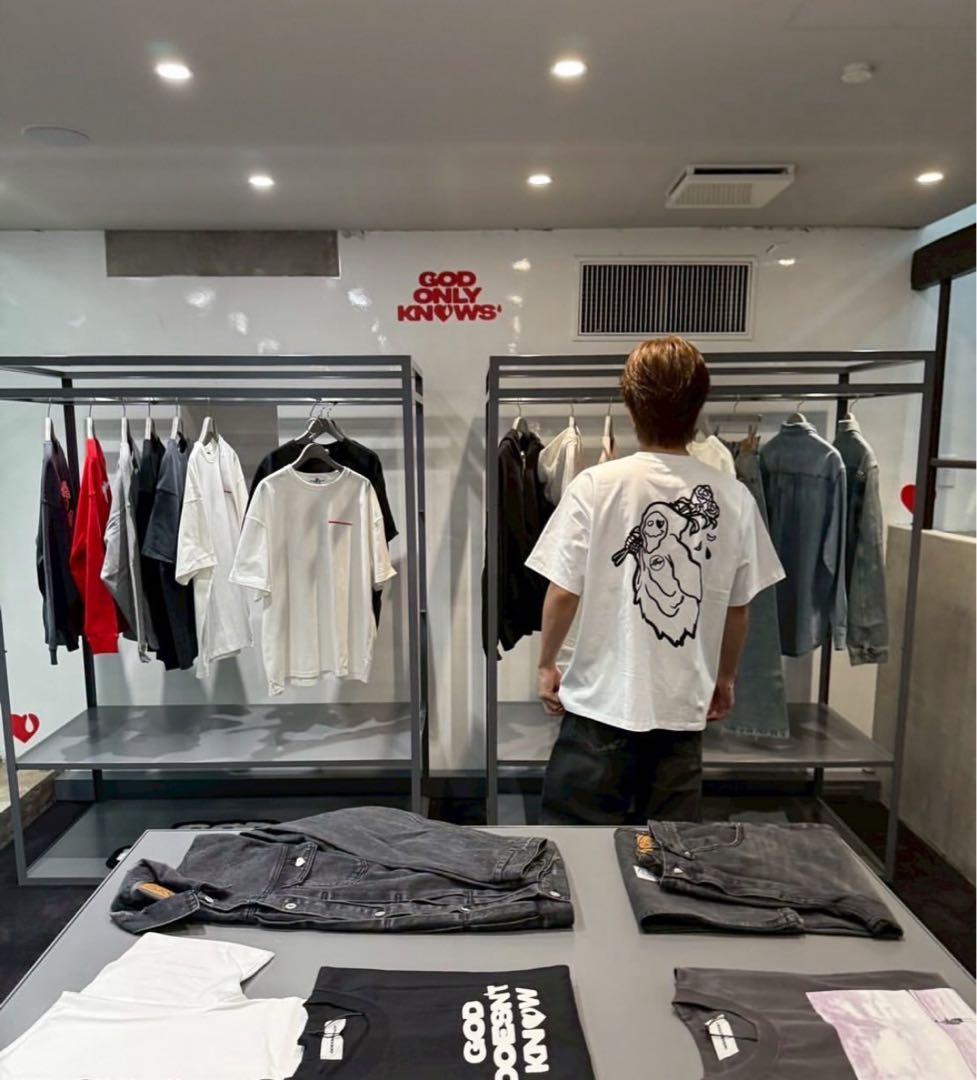 GOD ONLY KNOWS ×FRAGMENT Tシャツ白