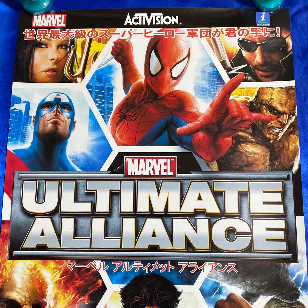 マーベル アルティメット アライアンス　ゲーム販促ポスター　2007年　PS3