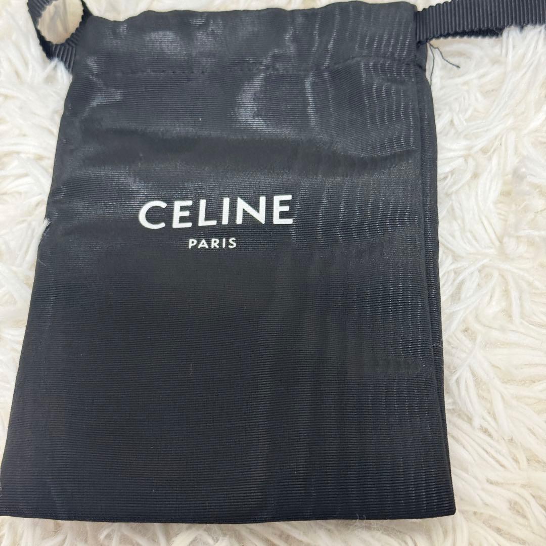 【極美品】CELINE キーケース クロコダイル型押し カーフスキン