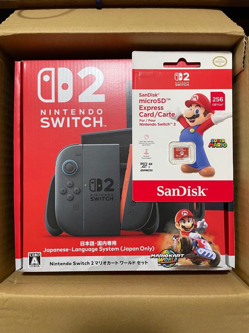 Nintendo Switch2本体 + 256GB microSDカード