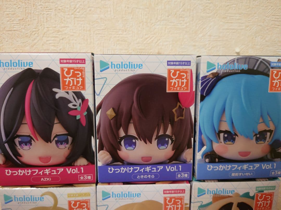 ホロライブ　ひっかけフィギュア Vol.1〜2 　計6個