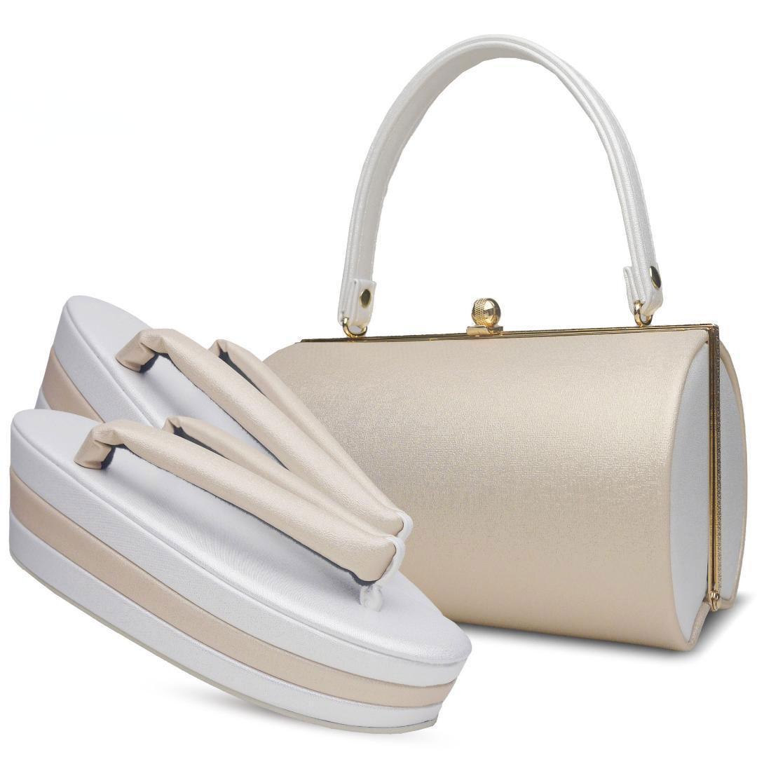 和装 草履バッグセット 振袖 成人式 ヒール 厚底 wzouribag47-3