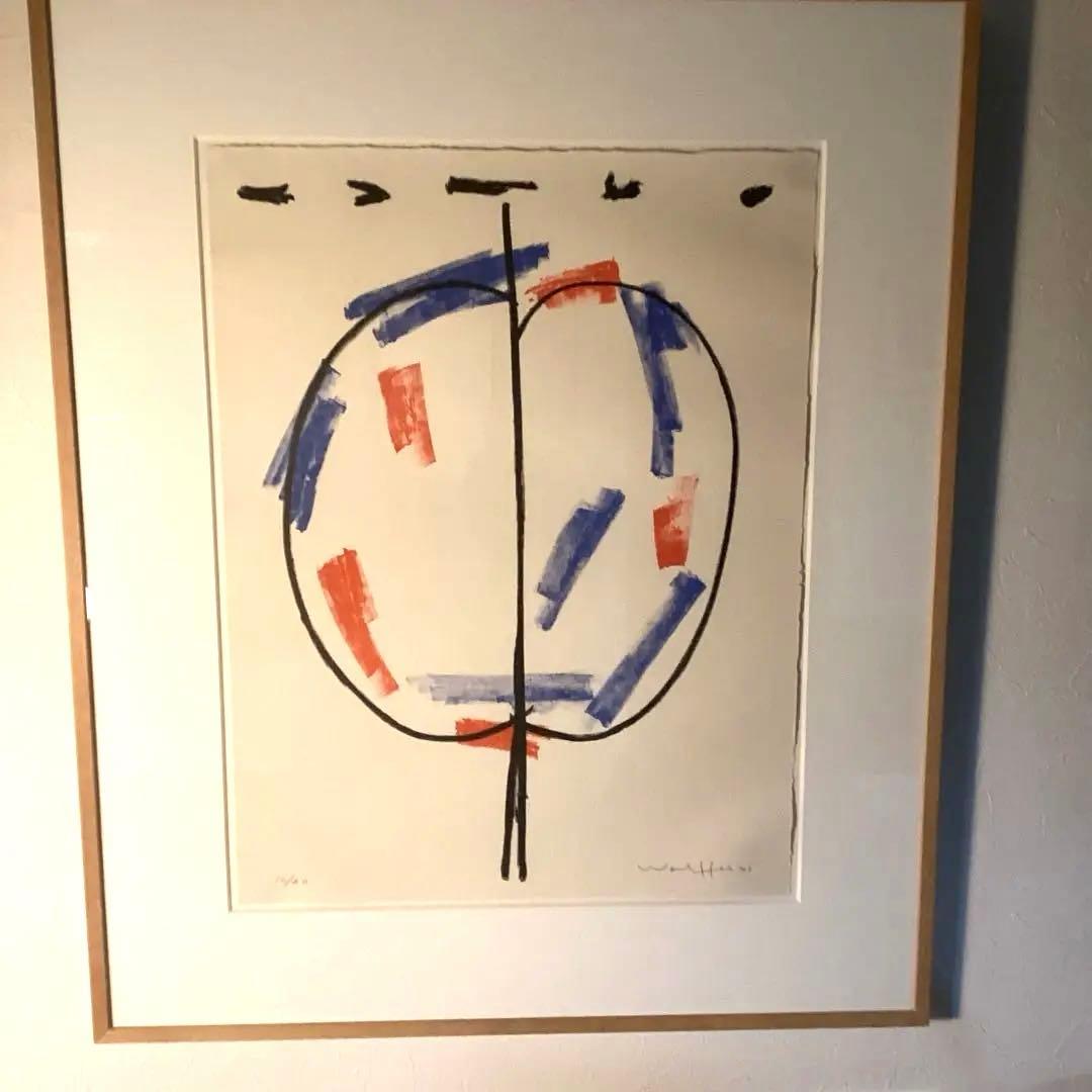 エマーソン　ウルファー　「作品」1961年 抽象画　現代アート　リトグラフ