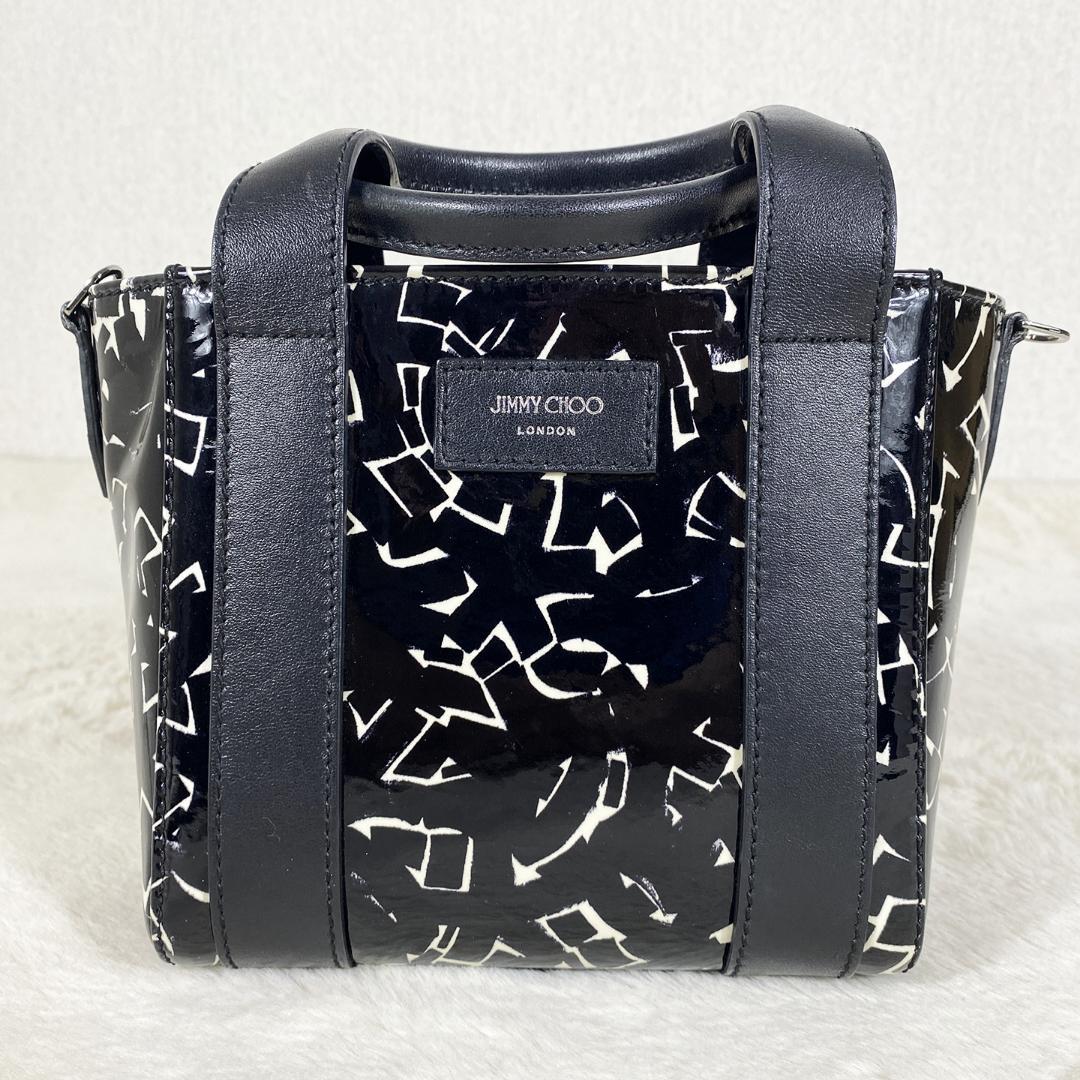 JIMMY CHOO×ERIC HAZE BLACK 2WAYハンドバッグ 美品