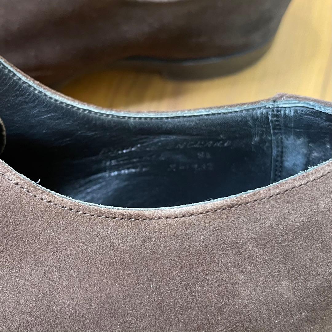 JOSERH CHEANEY ＆SONS ダークブラウン スエード　ブローグ