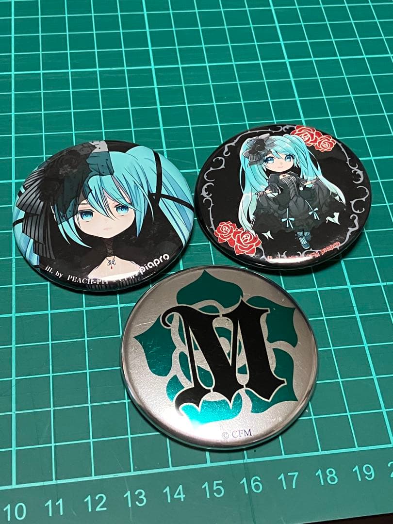 初音ミク 缶バッジ 3種セット 渋谷マルイ ヴァンパイア・フェス