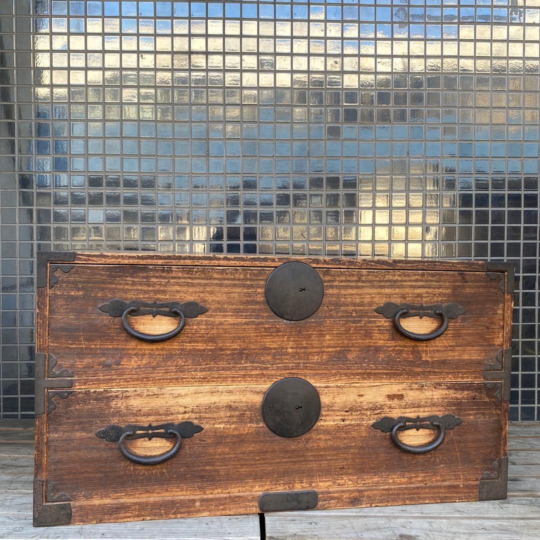 時代物 桐箪笥 骨董品 古家具 インテリア 店舗什器 古民家