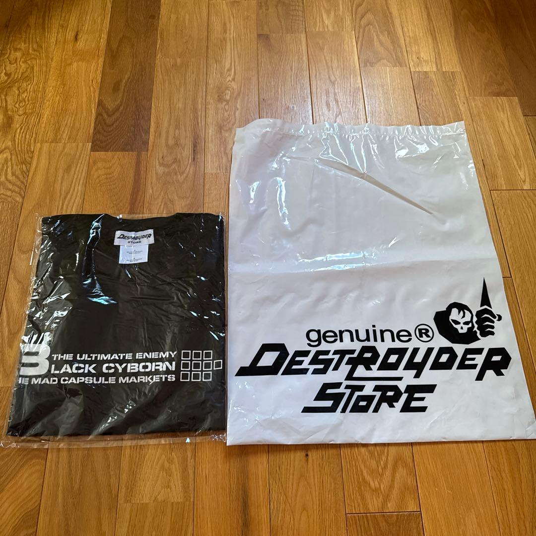 マッドカプセルマーケッツ限定Tシャツ Sブラックサイボーン