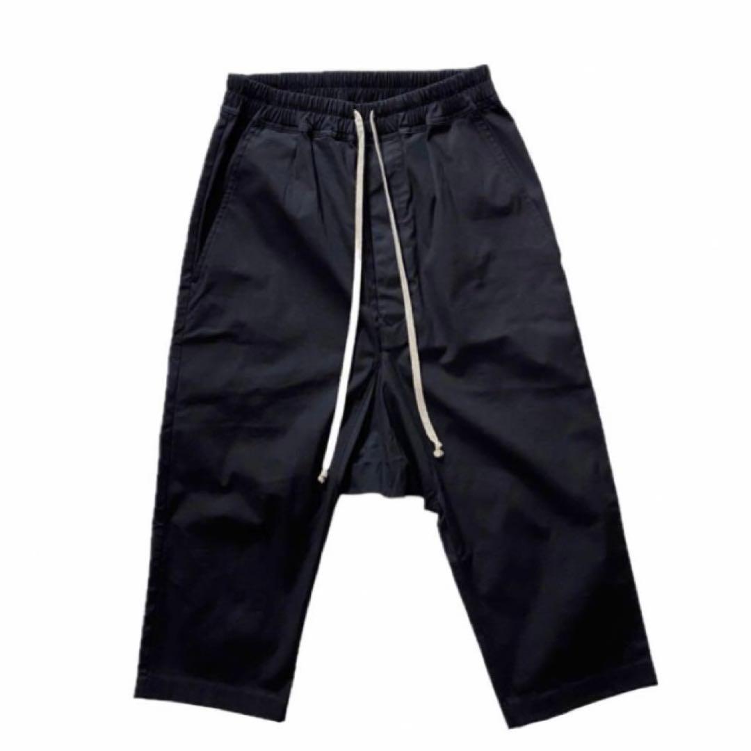 リックオウエンス ドローストリング クロップドパンツ TE素材　20FW