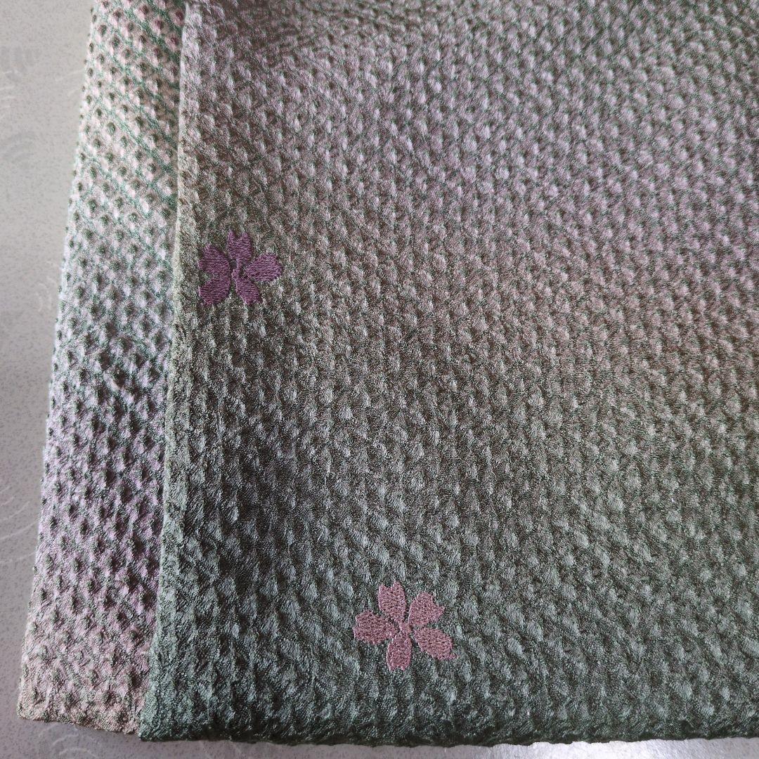 七五三３歳男の子着物と正絹総絞りの被布（中綿無し）ペパーミントグリー