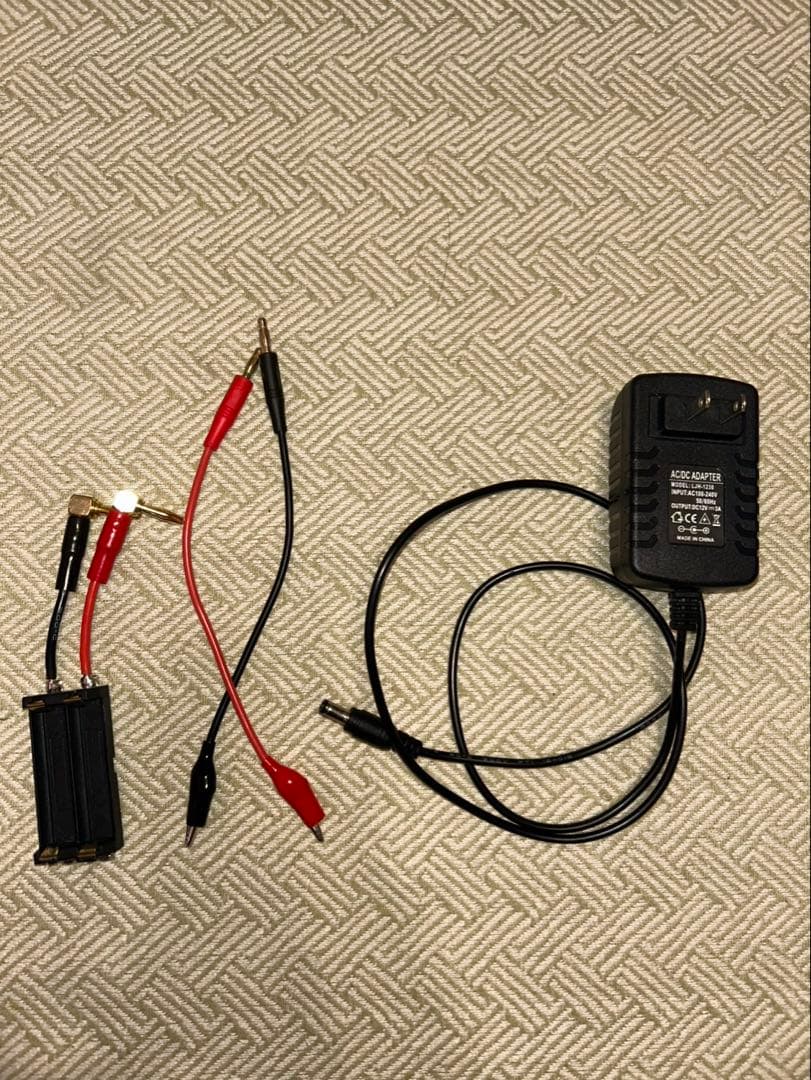THUNDER 10A 250Wサンダー アダプター付 ミニ四駆 充電器