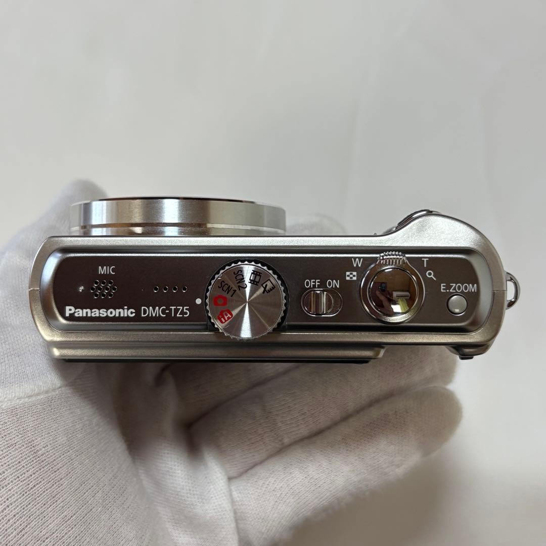 ★美品★ Panasonic デジカメ LUMIX DMC-TZ5 シルバー
