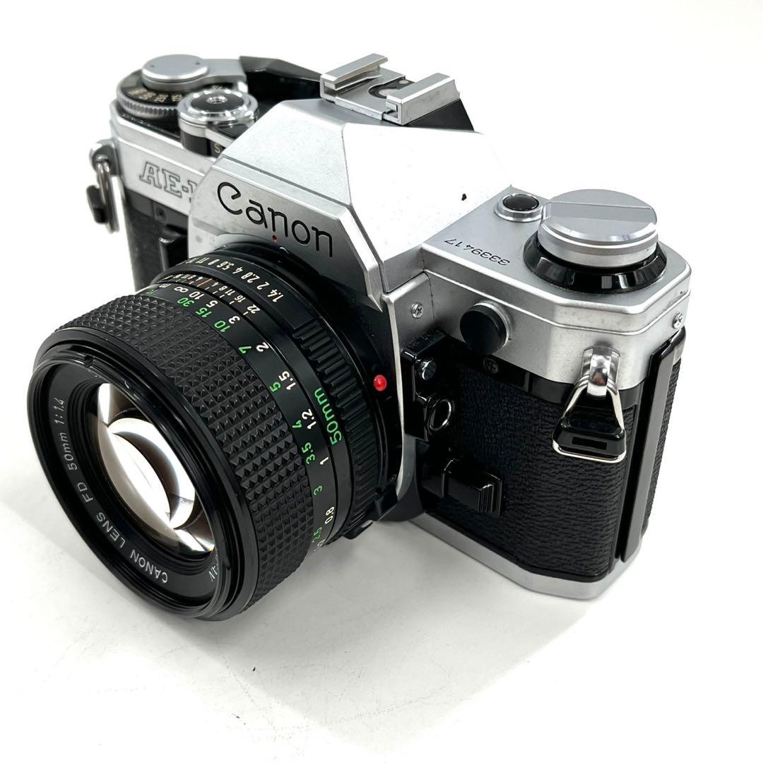 Canon AE-1 フィルムカメラ FD50mm F1.4付 シャッター確認済