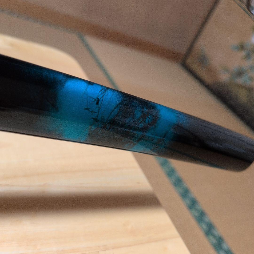 ✰週末価格✰　模造刀『マーブル青・グラデーション拵え』