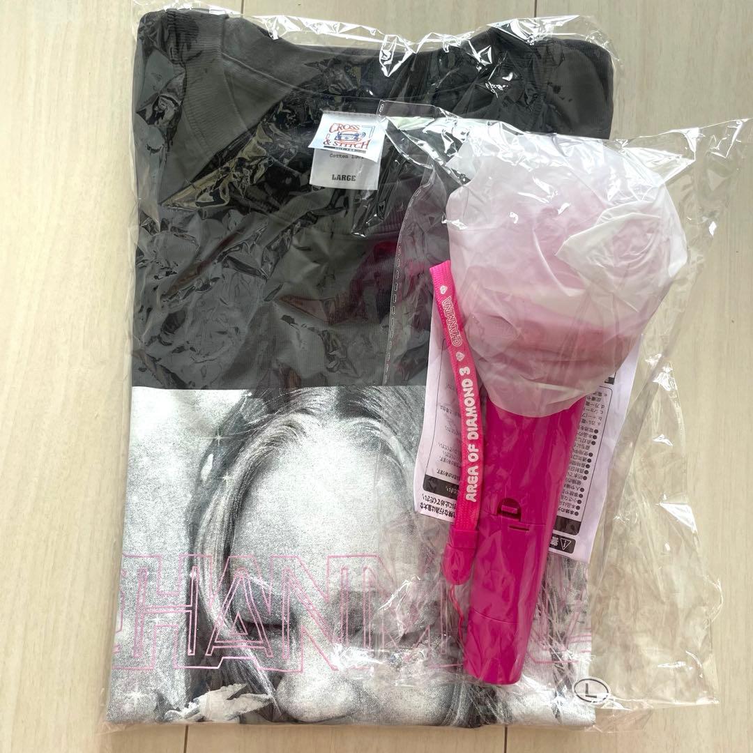 【ぴ】ちゃんみな AREA OF DIAMOND3 Tシャツ＋ペンライト