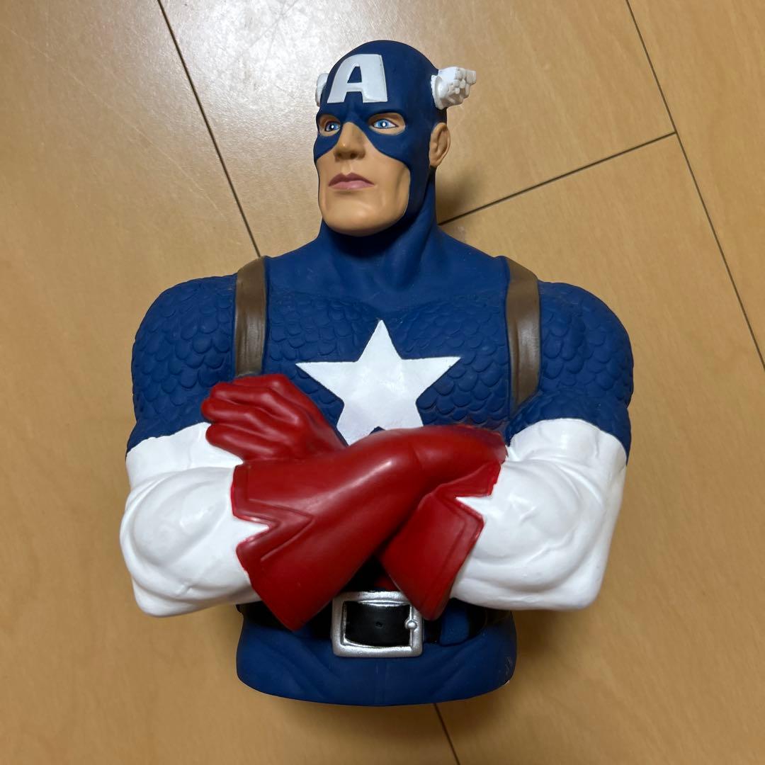 【即購入ok!!】MARVEL キャプテンアメリカ フィギュア 貯金箱