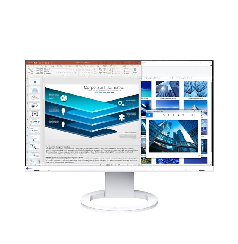 EIZO 白 23.8液晶モニター USB Type-C　EV2480