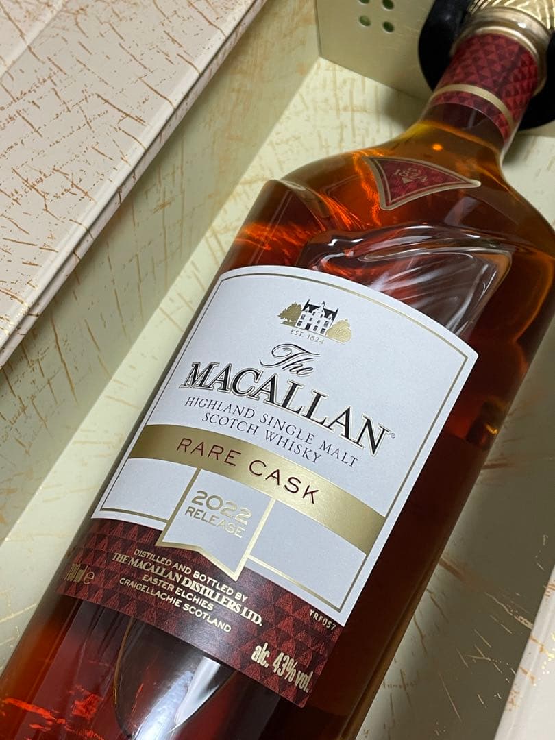 サントリー ザ・マッカラン レアカスク 2022　新品