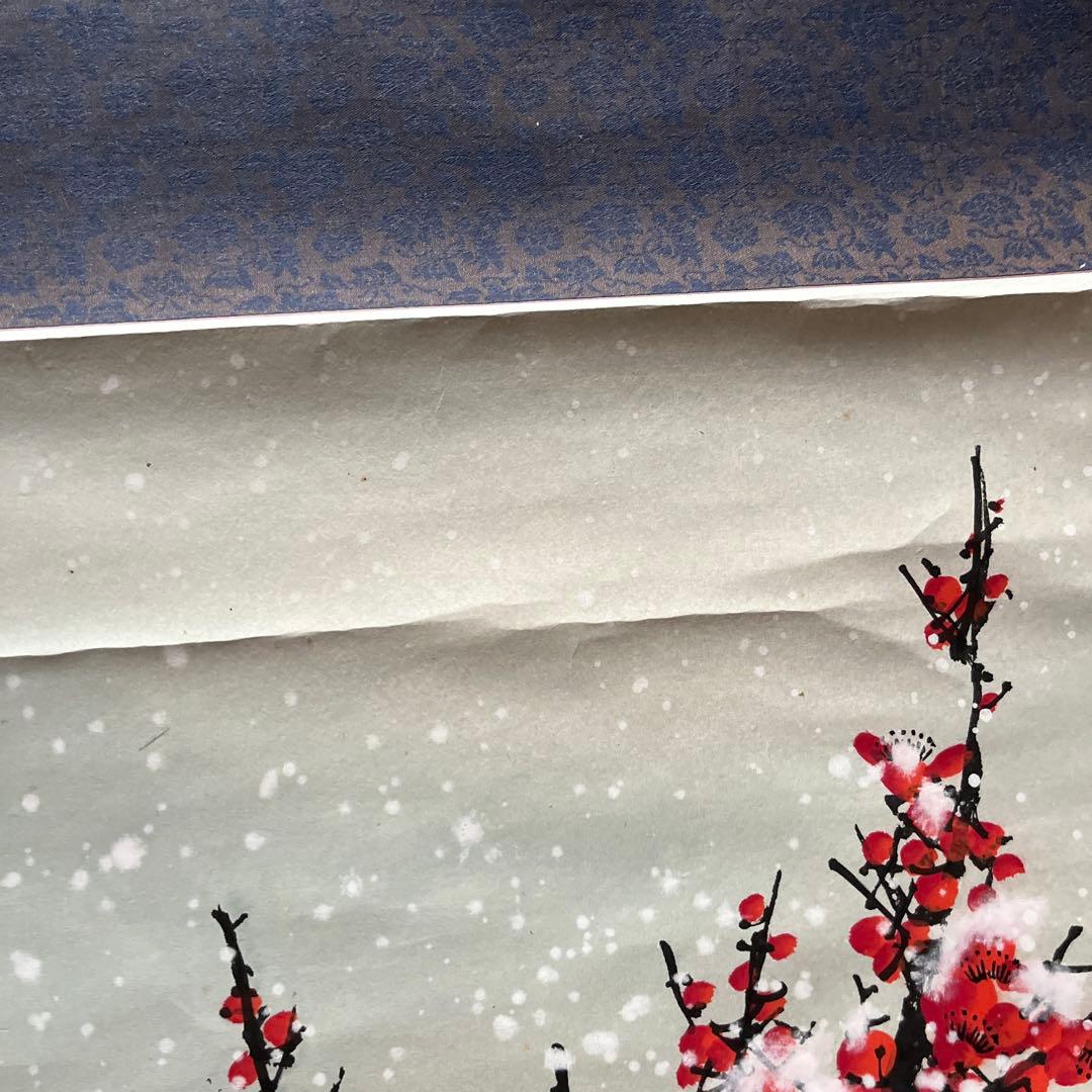 夕顔 杏の花 梅の花 など絵の掛け軸6点まとめ売り