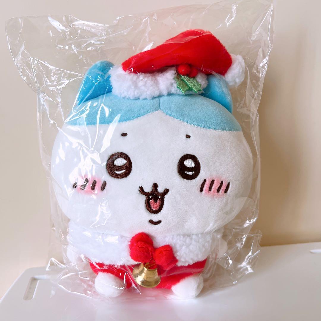 【ゆうゆう】ちいかわ　ハチワレ　サンタさんだ！　ぬいぐるみ　S クリスマス