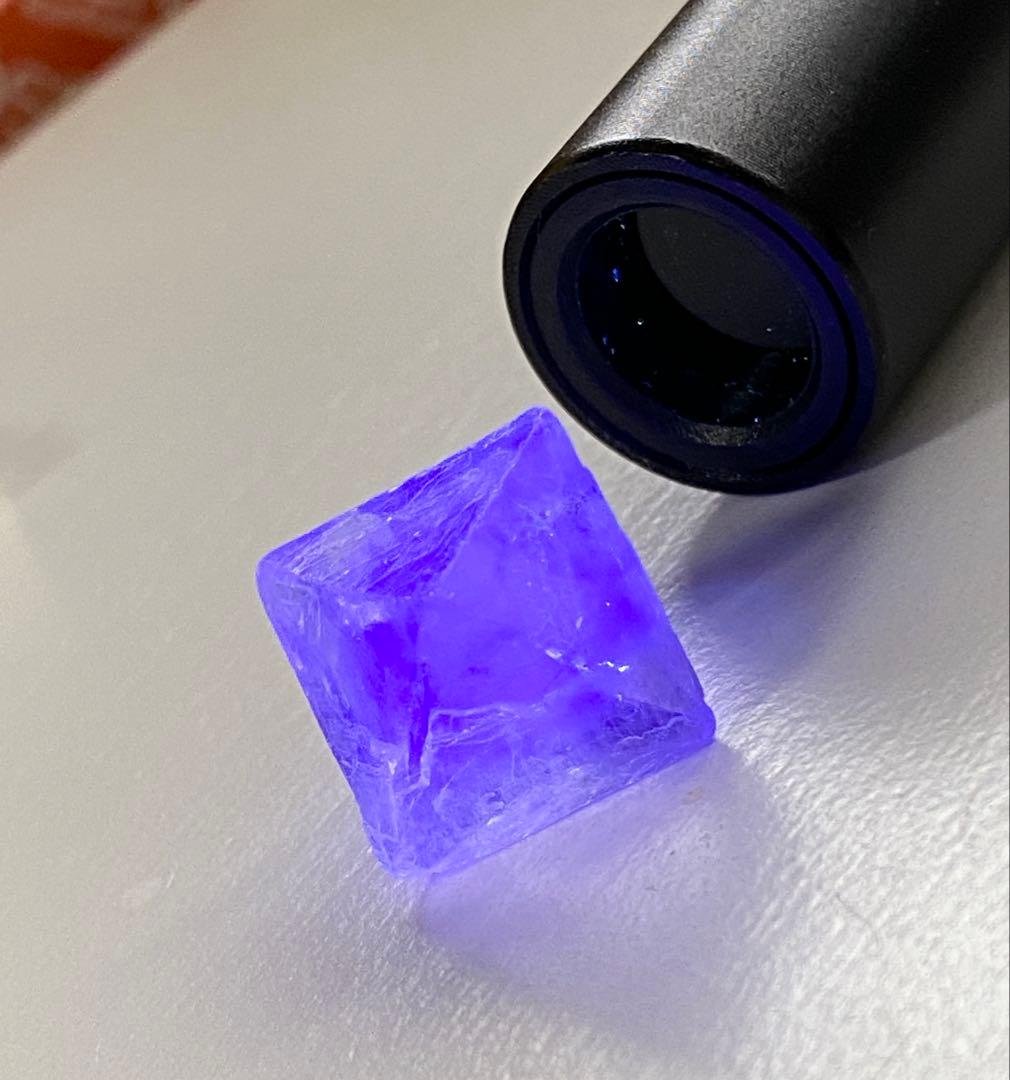 八面体フローライト　ビンガム産　イリノイ産　8個セット　蛍石　鉱物標本