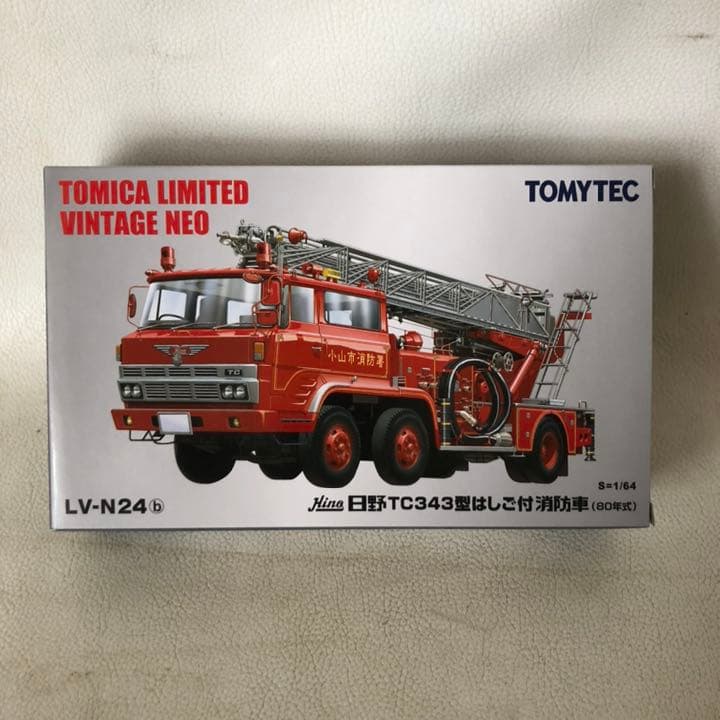 トミーテック 日野 TC343型 はしご付消防車 小山市消防署 LV-N24b