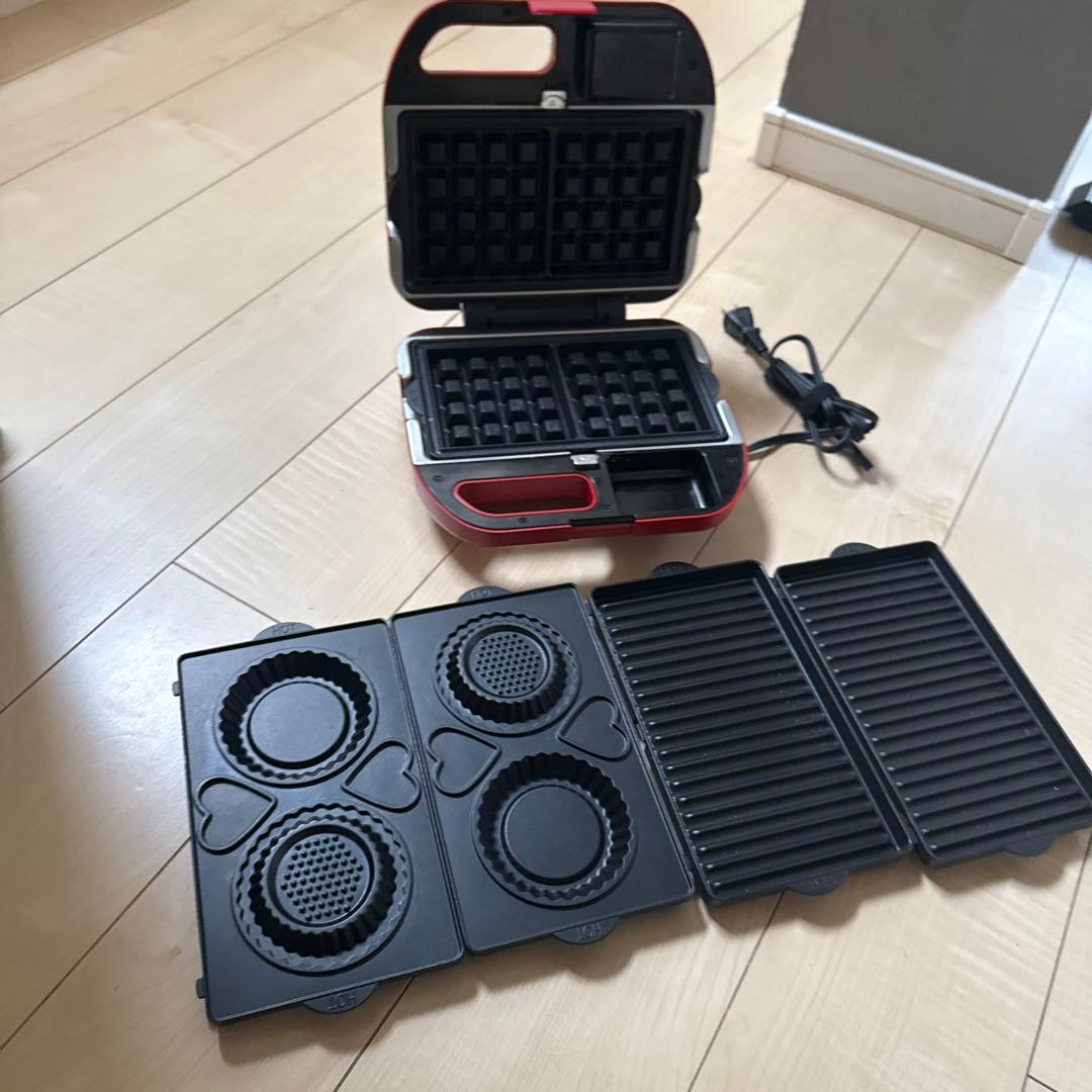 Vitantonio ビタントニオ　ホットプレート 多機能 レッド