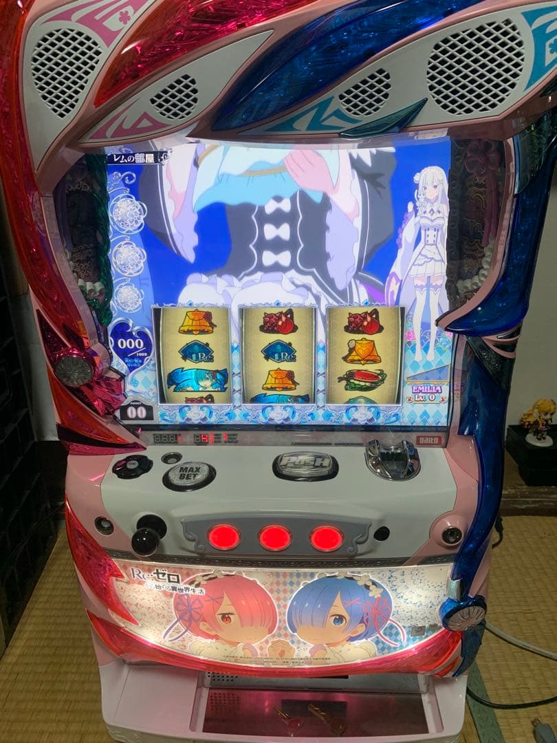 リゼロ 双子パネル 大都技研 スロット 実機 6号機