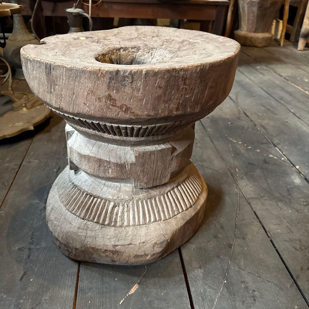 インド木製臼M